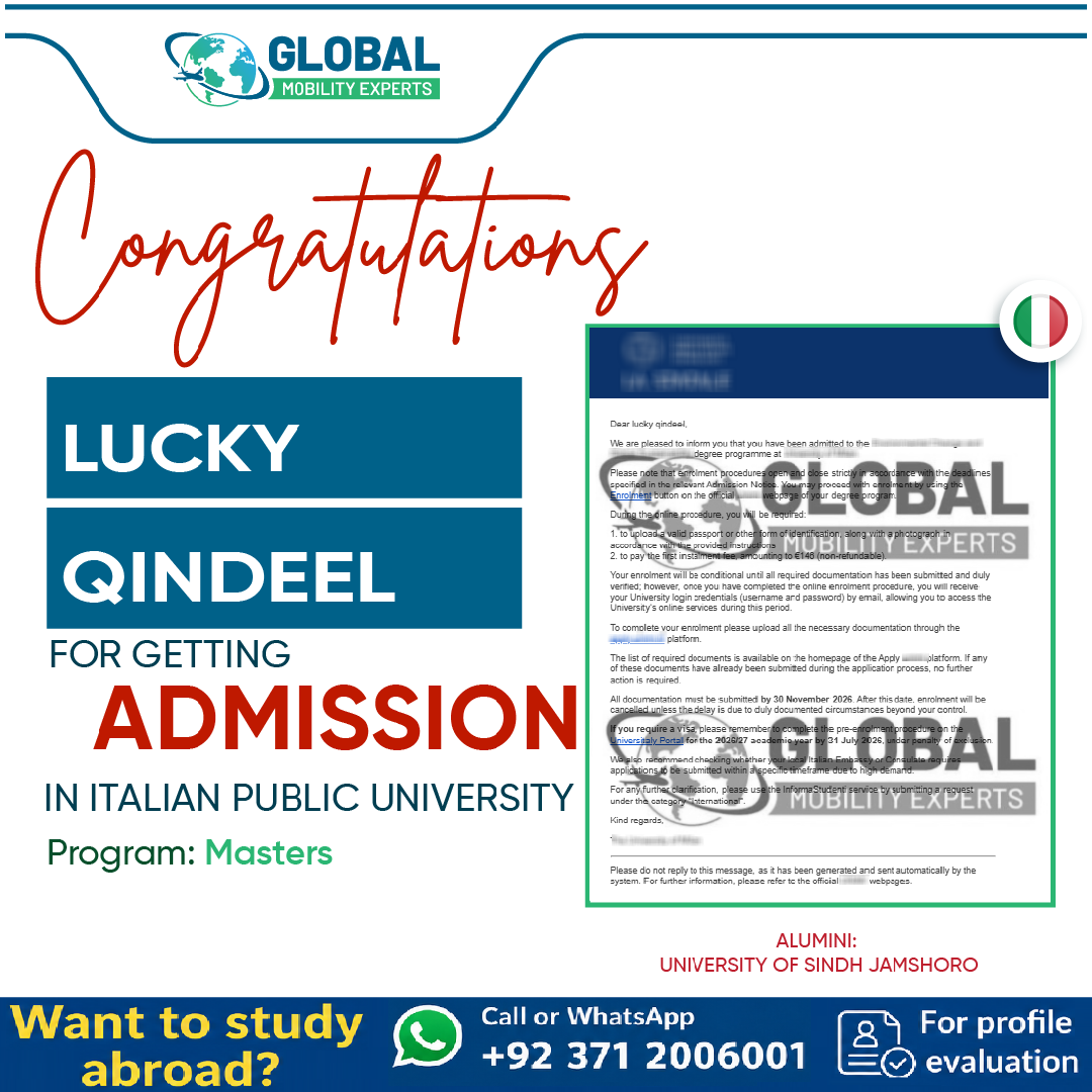 Admission QINDEEL